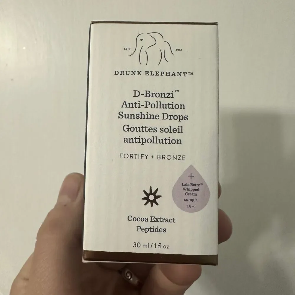 Drunk Elephant luxe beauty D-bronzi fortify drops